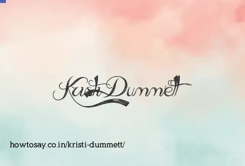 Kristi Dummett