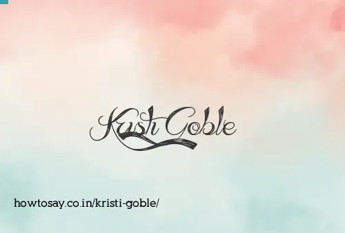 Kristi Goble