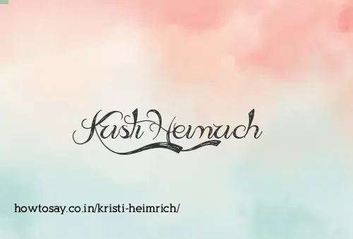 Kristi Heimrich