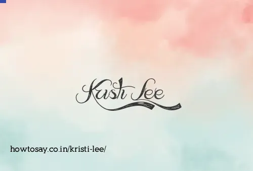 Kristi Lee