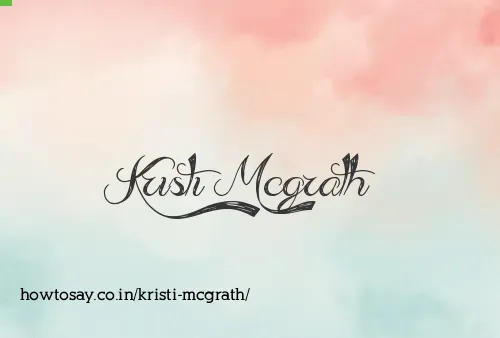 Kristi Mcgrath