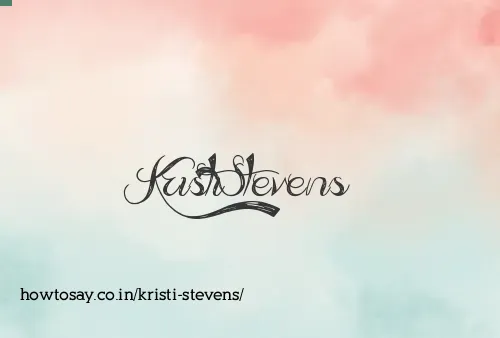 Kristi Stevens