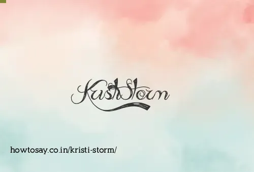 Kristi Storm