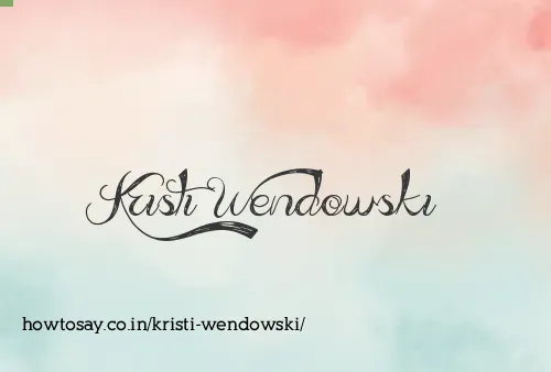 Kristi Wendowski