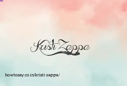 Kristi Zappa