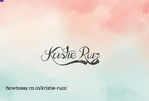 Kristie Ruiz