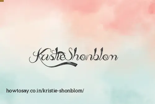Kristie Shonblom