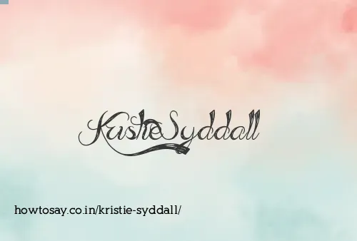 Kristie Syddall