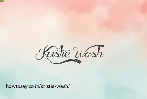 Kristie Wash