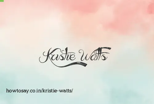 Kristie Watts