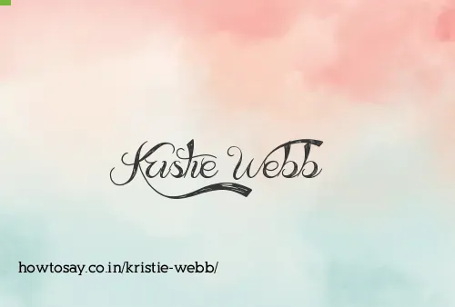 Kristie Webb