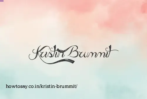 Kristin Brummit