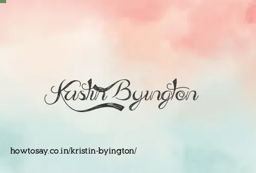 Kristin Byington