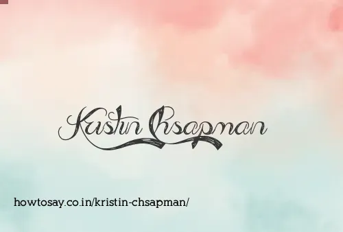 Kristin Chsapman