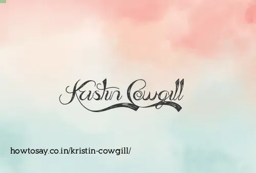 Kristin Cowgill