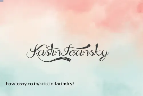 Kristin Farinsky