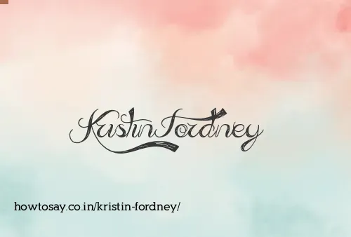 Kristin Fordney