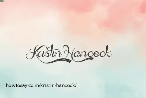 Kristin Hancock