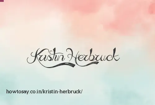 Kristin Herbruck