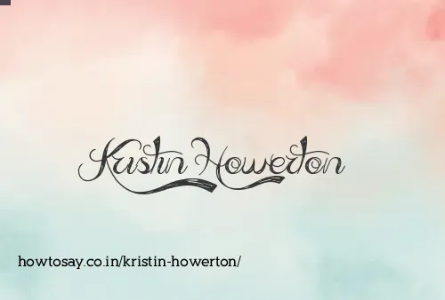 Kristin Howerton