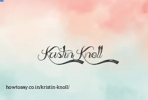 Kristin Knoll