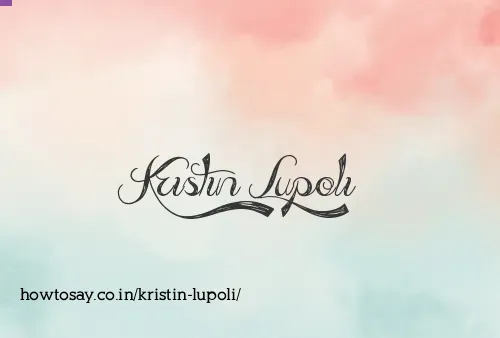 Kristin Lupoli