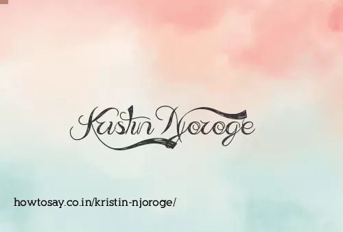 Kristin Njoroge