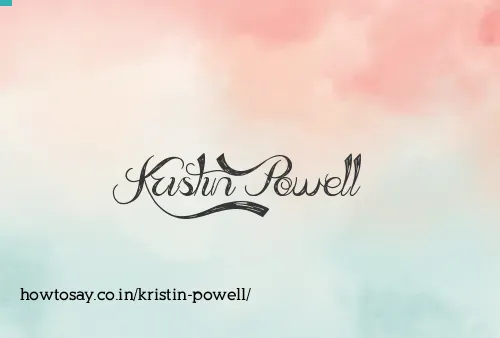 Kristin Powell