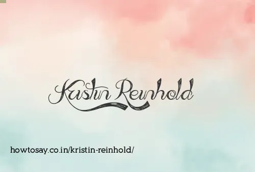 Kristin Reinhold