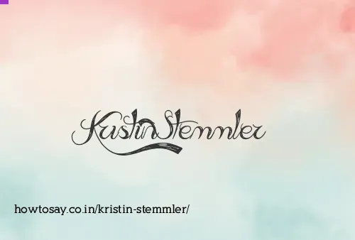 Kristin Stemmler