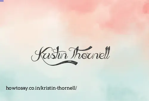 Kristin Thornell