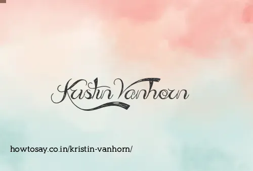 Kristin Vanhorn