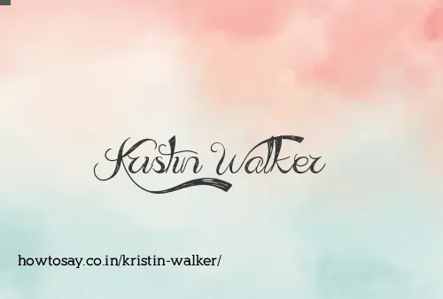 Kristin Walker