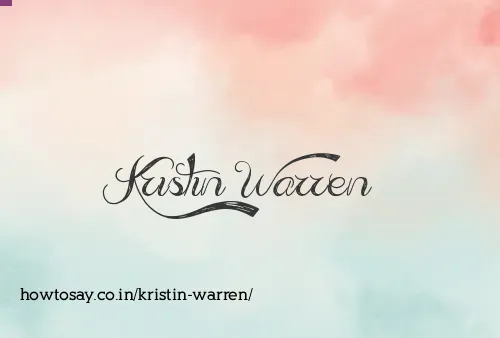 Kristin Warren
