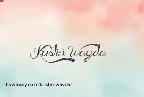 Kristin Wayda