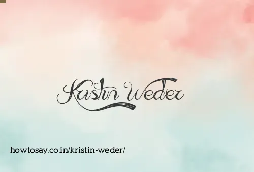Kristin Weder