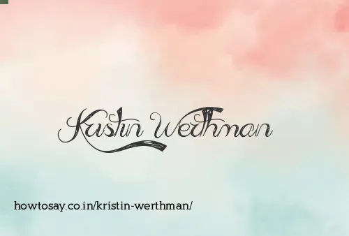 Kristin Werthman