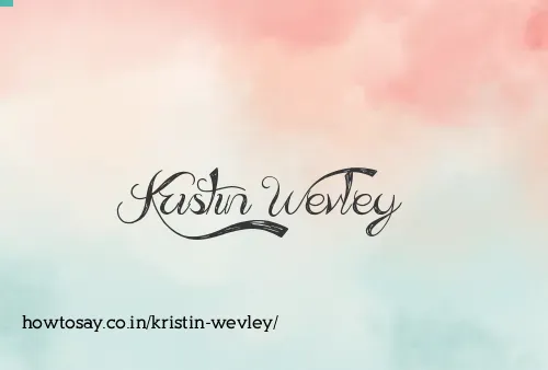 Kristin Wevley