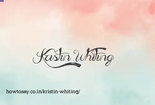 Kristin Whiting