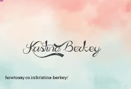 Kristina Berkey