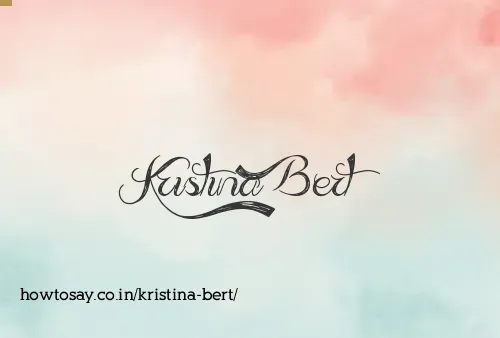 Kristina Bert