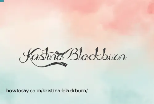 Kristina Blackburn