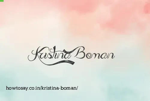 Kristina Boman