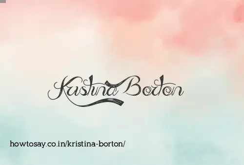 Kristina Borton