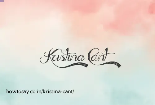 Kristina Cant