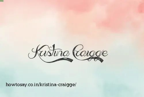 Kristina Craigge