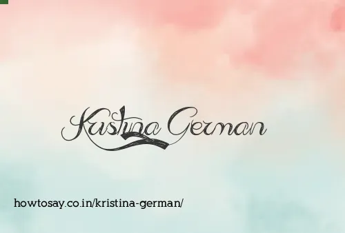 Kristina German