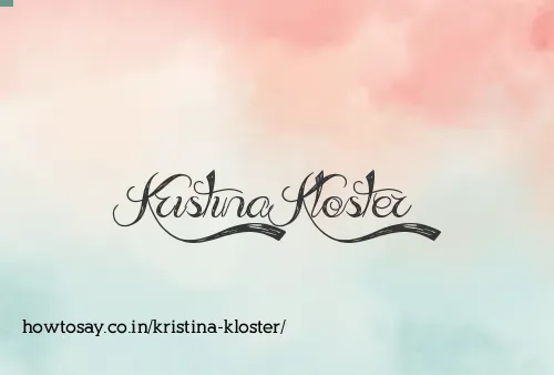 Kristina Kloster