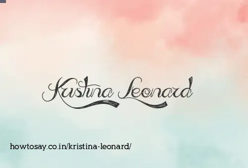 Kristina Leonard