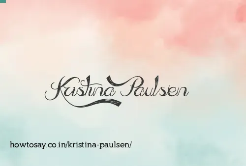 Kristina Paulsen
